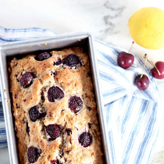Fresh Cherry Quick Bread