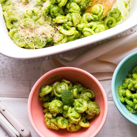 Sweet Peas Spinach Mac & Cheese