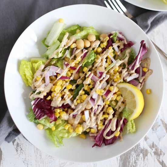 Easy Chickpea Corn Salad