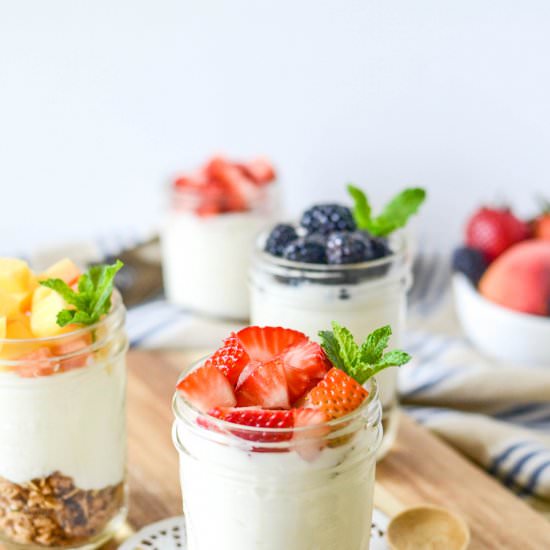 Cheesecake Yogurt Parfaits