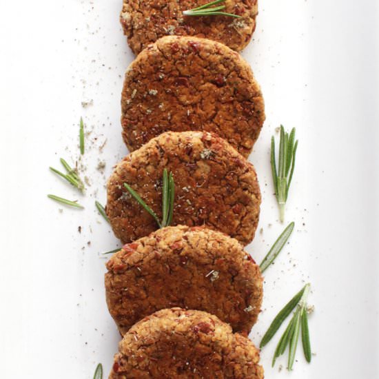 Vegan Breakfast Sausage Patties