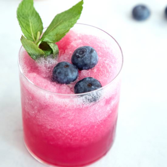 Blueberry Frozen Moscow Mules