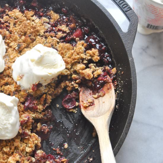 Cherry Strawberry Crisp