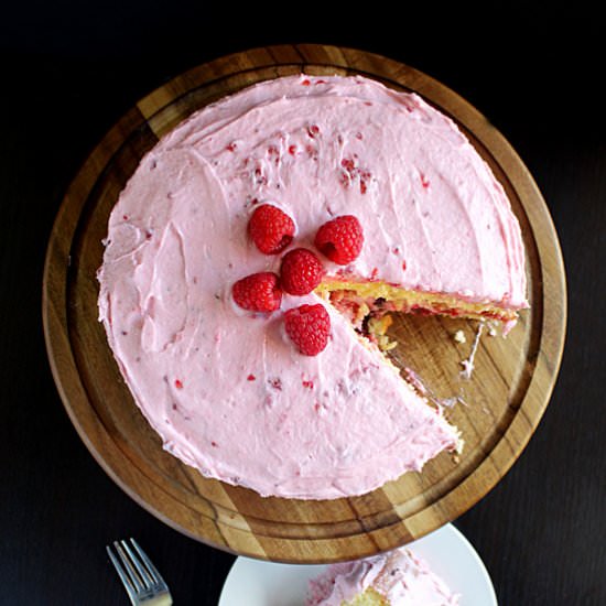 Lemon Raspberry Cake
