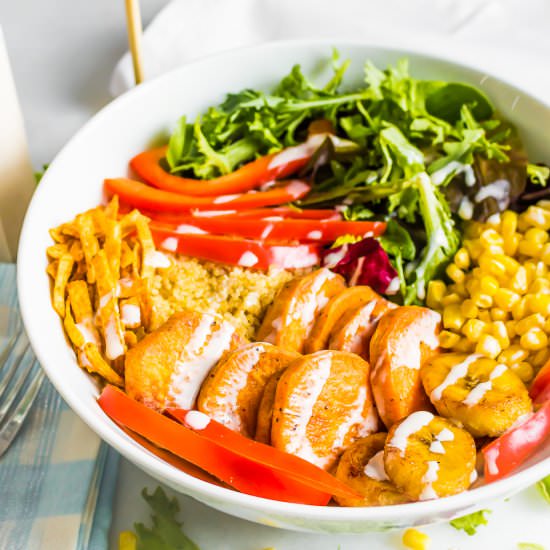 quinoa sweet potato power bowls