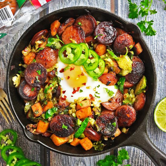 Sausage And Veggie Breakfast Sauté