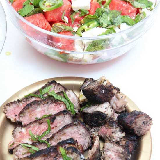 BBQ Chili Ribeye Steak