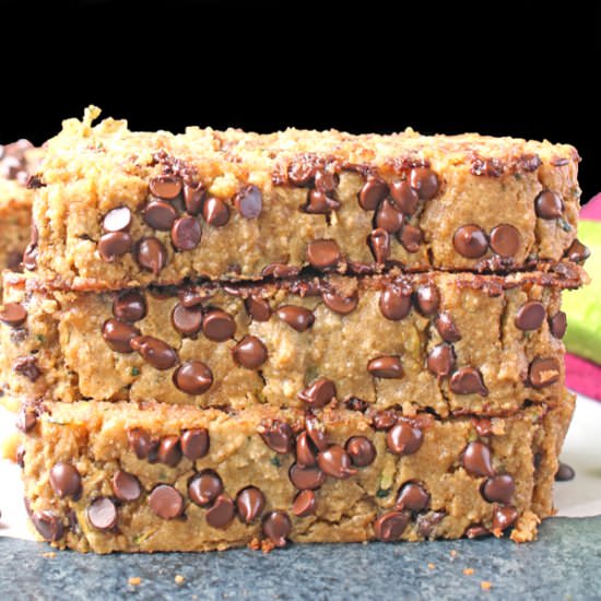 Paleo Chocolate Chip Zucchini Bread