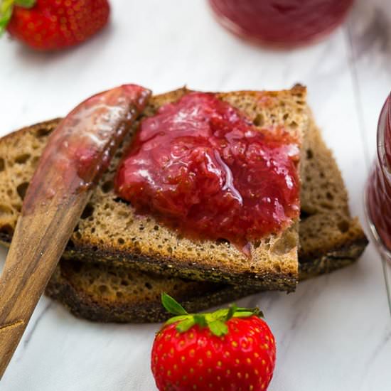 Pressure Cooker Strawberry Jam