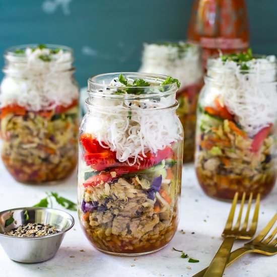 Chicken Spring Roll Jars