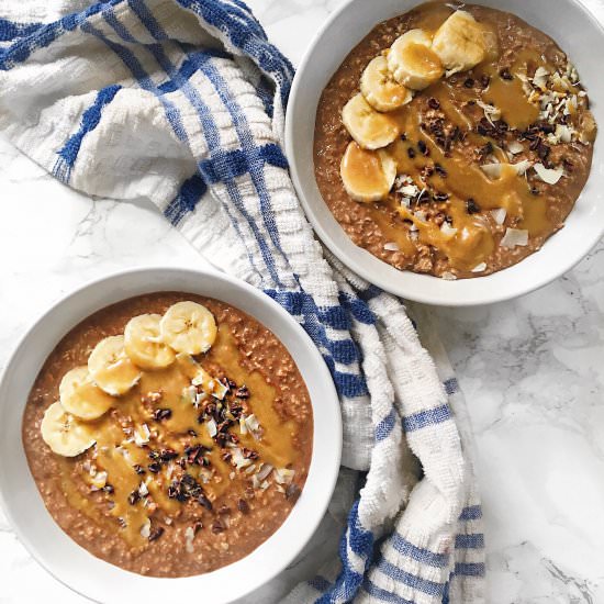 Banana Bread Overnight Oats