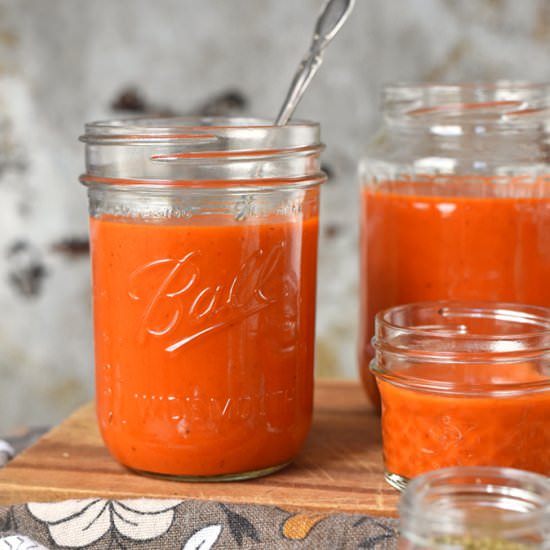 Roasted Red Pepper Enchilada Sauce