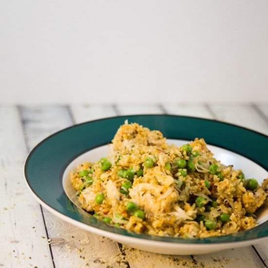 Quinoa and Chicken with Daikon