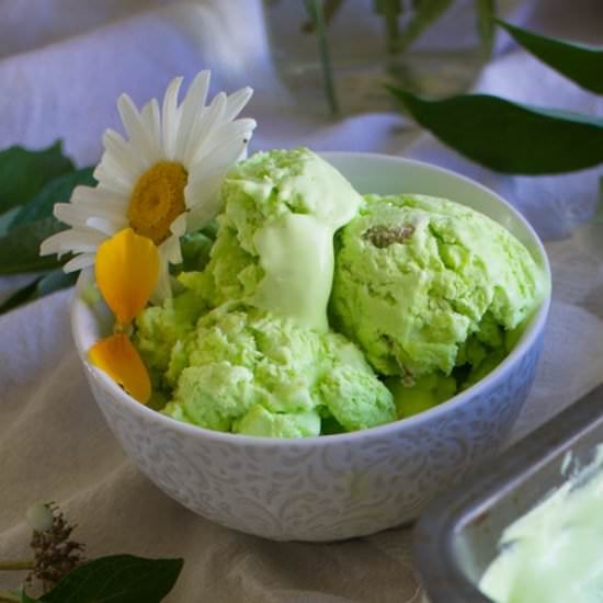 pandan ice cream