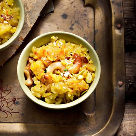 Pineapple Sooji Halwa