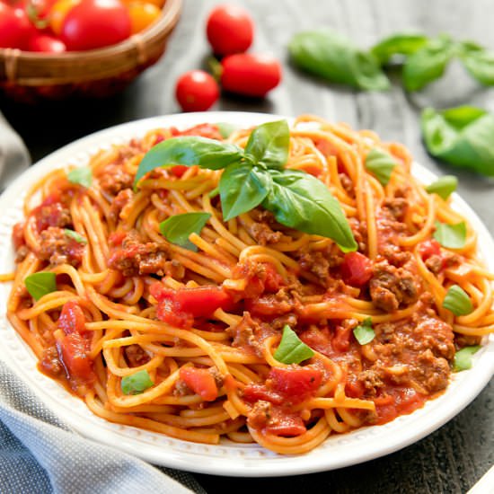 Instant Pot Spaghetti