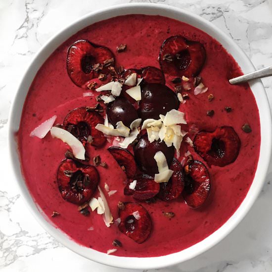 Cherry Smoothie Bowl