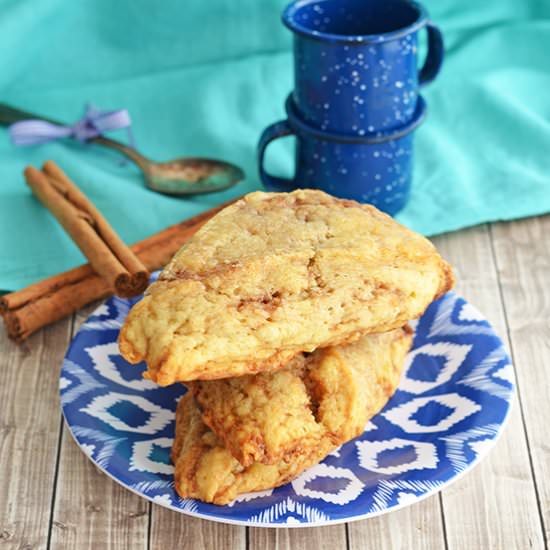 Cinnamon Swirl Scones