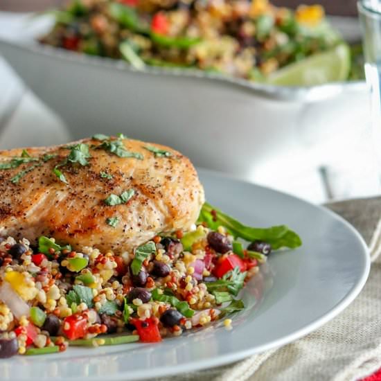 Healthy Quinoa & Black Bean Salad
