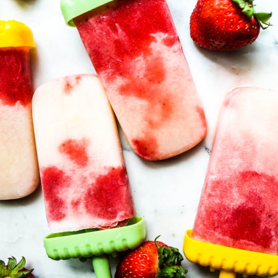 Miami Vice Wine Popsicles