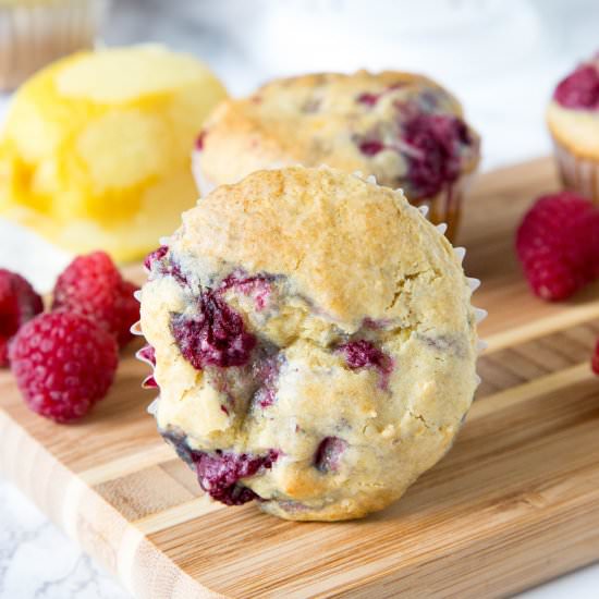 Lemon Raspberry Muffins