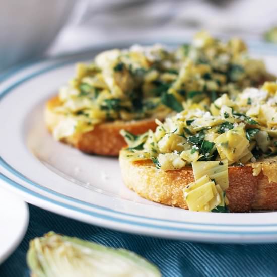 Artichoke & Preserved Lemon Toast