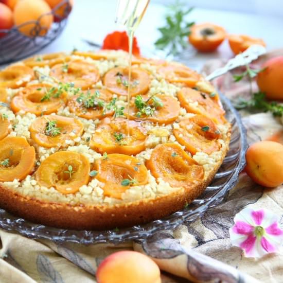 Apricot Einkorn Cake with Thyme