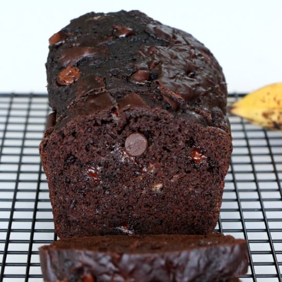 Double Chocolate Banana Bread