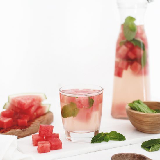 Watermelon Mint Infused Water
