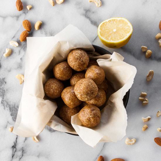 Homemade Lemon Larabar Bites