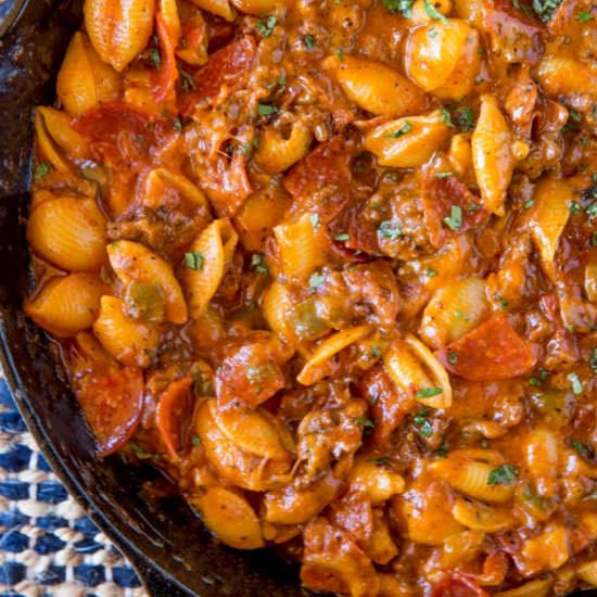 Pepperoni Pizza Hamburger Helper