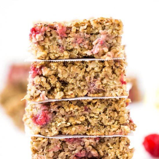 Lemon Raspberry Quinoa Breakfast