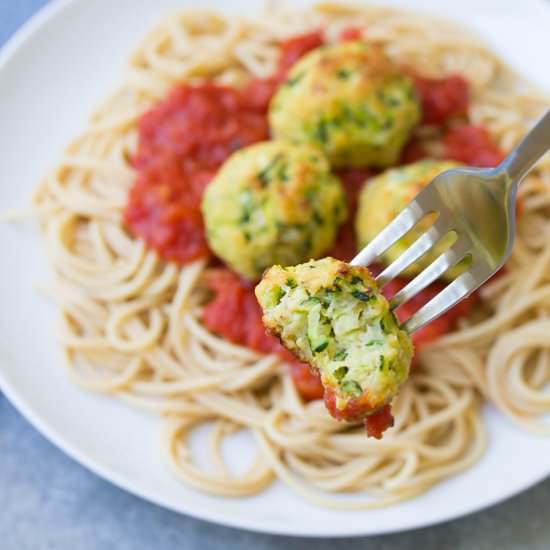 Baked Zucchini Meatballs