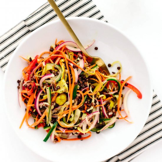 Pickled Veggie Lentil Salad