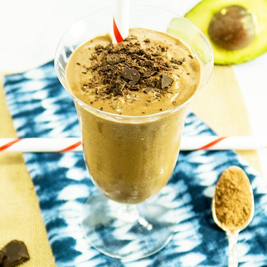 Creamy Chocolate Avocado Smoothie