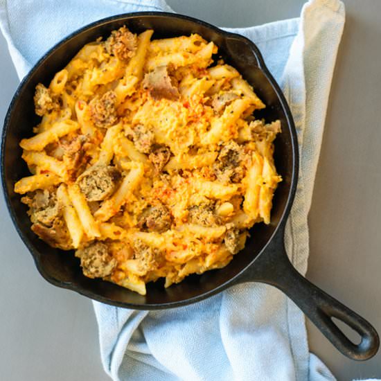 Penne w/ Buffalo Cauliflower Cream