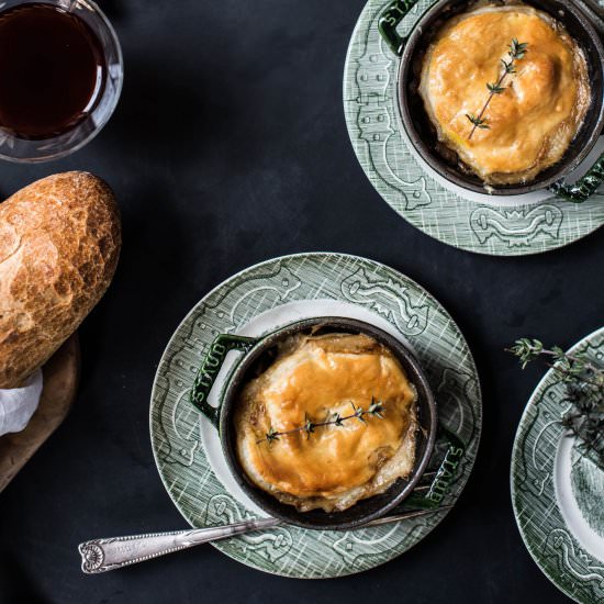 Baked Brie and Mushrooms