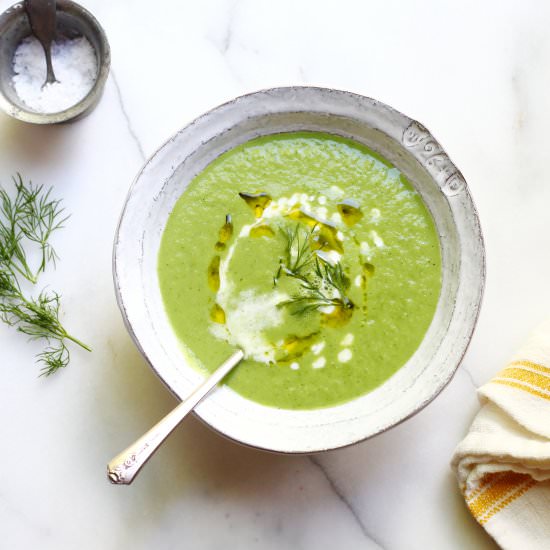 5-Minute Cold Cucumber Soup