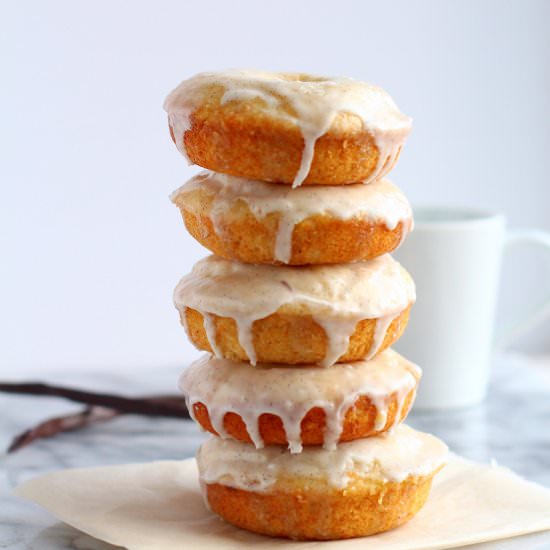 Baked Vanilla Bean Donuts