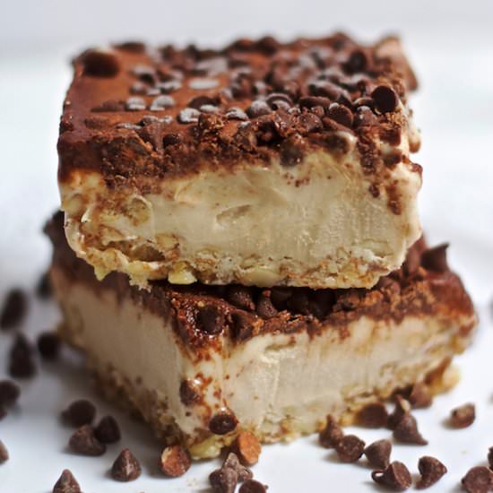 Vegan Vanilla Almond Ice Cream Cake