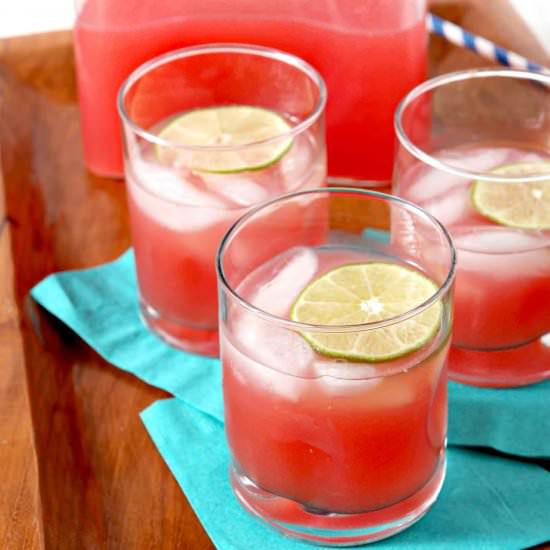 Spiked Watermelon Limeade