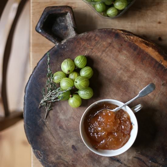 Gooseberry Thyme Jam