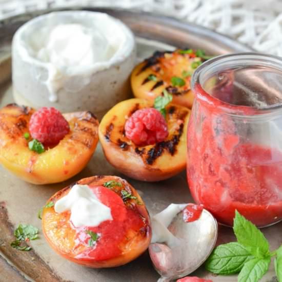 Sugar Free Peach Melba