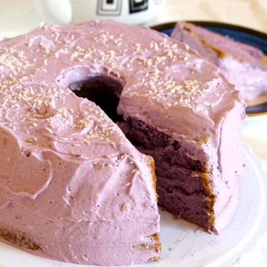 Ube Chiffon Cake
