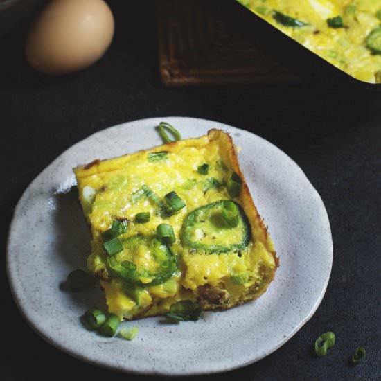 Jalapeño Popper Frittata