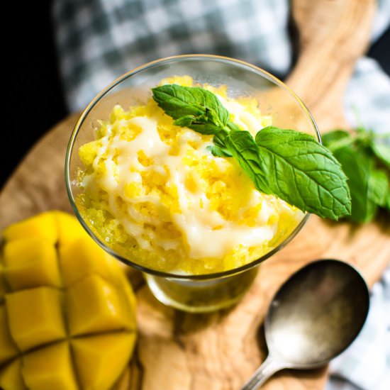 Summery Mango Granita