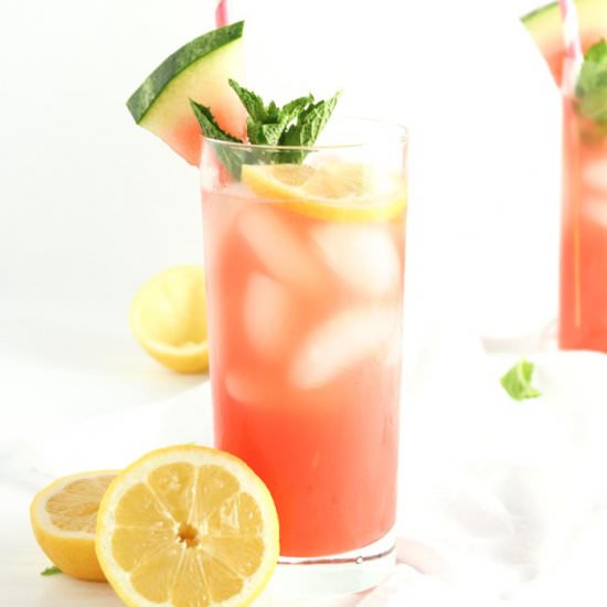 Sparkling Watermelon Mint Lemonade
