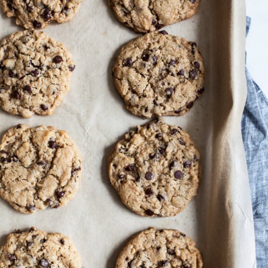 Vegan Chocolate Chip Cookies