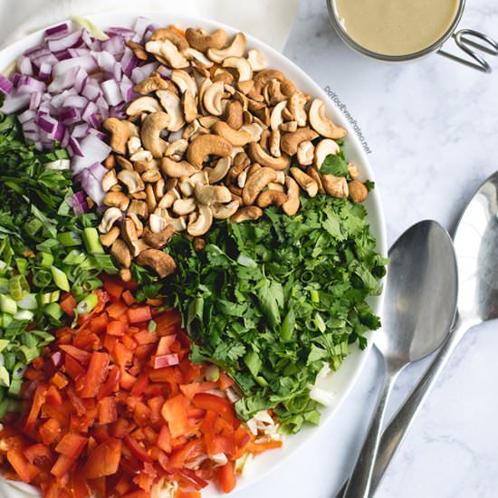 Thai Cabbage Salad w/ Sunbutter