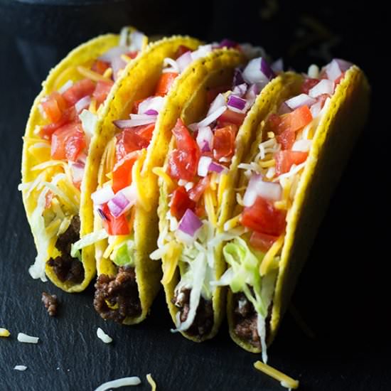 Crunchy Beef Tacos